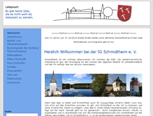 Tablet Screenshot of ig-schmidtheim.de